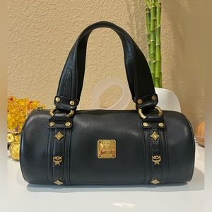 MCM Black Leather Handbag